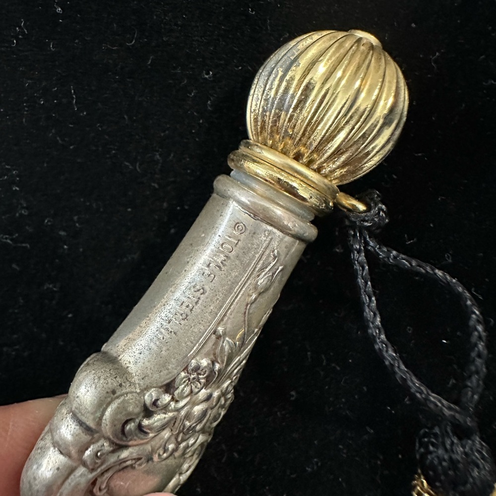 Towle sterling silver atomizer perfume snuff bottle flask